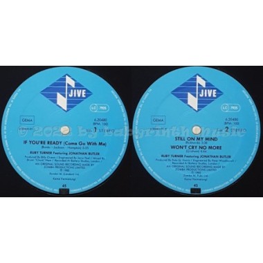Ruby Turner With Jonathan Butler - If You're Ready (Come Go With Me) • 12" Vinyl Maxi - Labyrinth Music