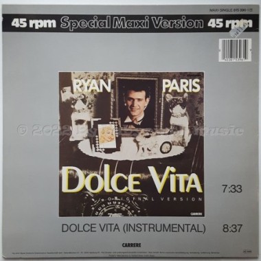 Ryan Paris - Dolce Vita • 12" Vinyl Maxi • EX - Labyrinth Music