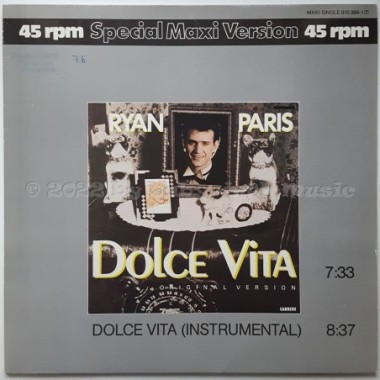 Ryan Paris - Dolce Vita • 12" Vinyl Maxi • EX - Labyrinth Music