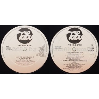 The S.O.S. Band - Just The Way You Like It • 12" Vinyl Maxi • EX - Labyrinth Music