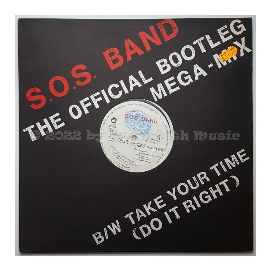 The S.O.S. Band - The Official Bootleg Mega-Mix • 12" Vinyl Maxi • EX - Labyrinth Music