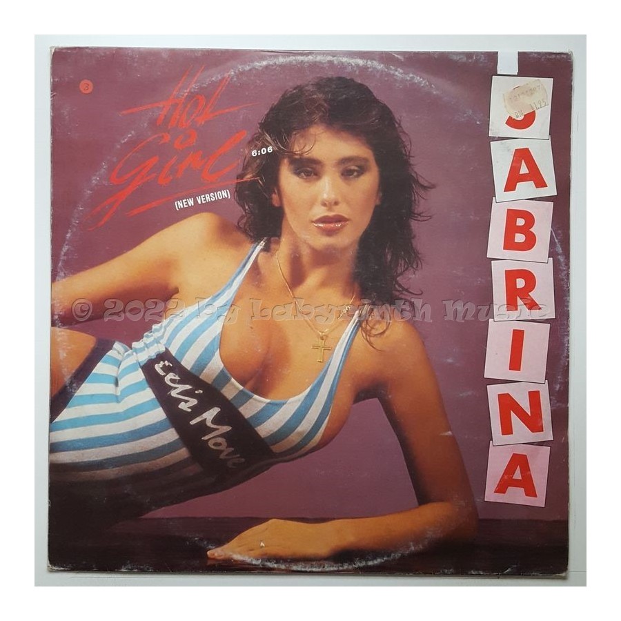 Sabrina - Hot Girl • New Version • 12" Vinyl Maxi - Labyrinth Music