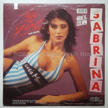 Sabrina - Hot Girl • New Version • 12" Vinyl Maxi - Labyrinth Music