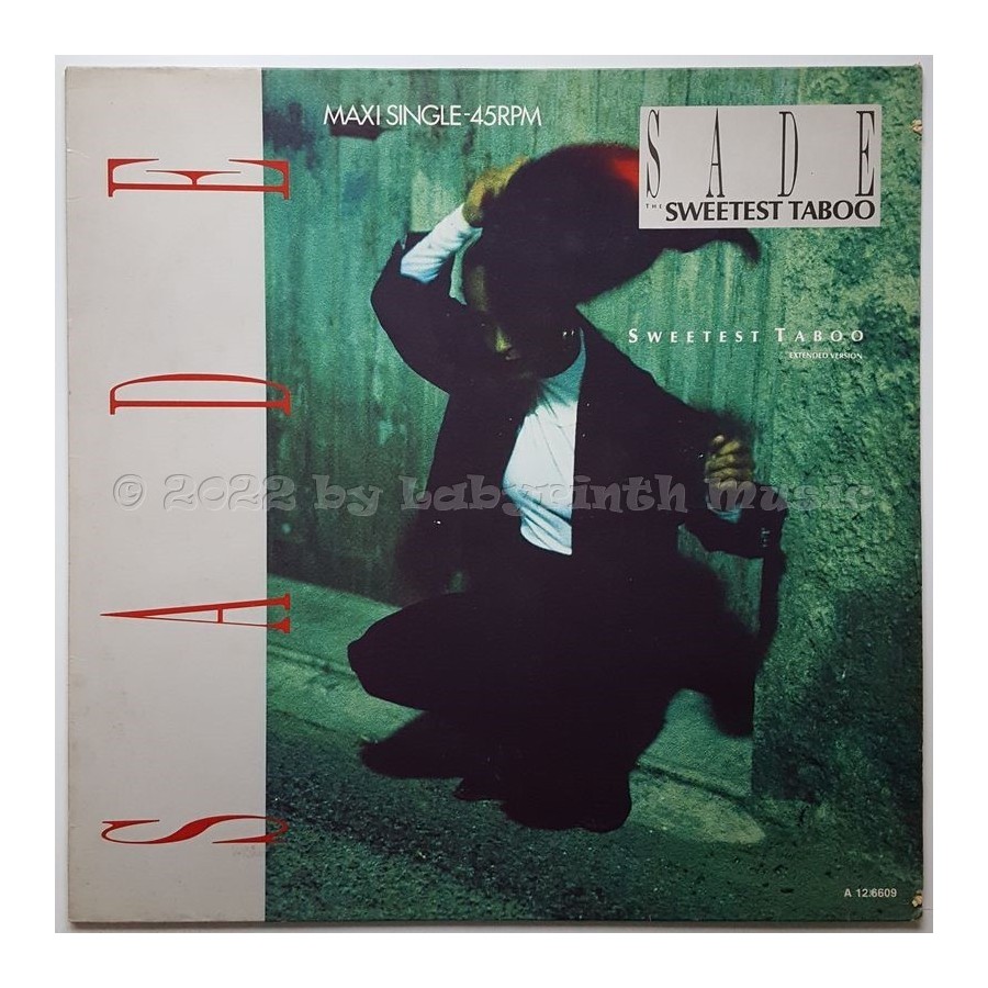 Sade - The Sweetest Taboo • 12" Vinyl Maxi - Labyrinth Music