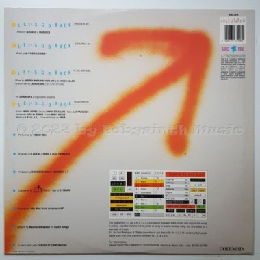 Sake Stabs - Let's Go Back • 12" Vinyl Maxi • NM - Labyrinth Music