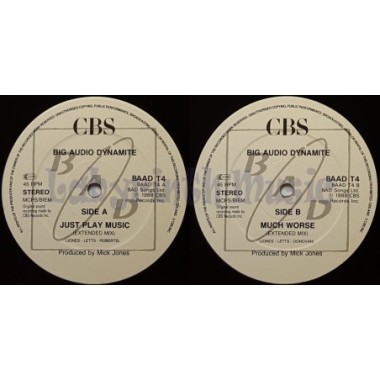 Big Audio Dynamite - Just Play Music • 12" Vinyl Maxi • EX - Labyrinth Music