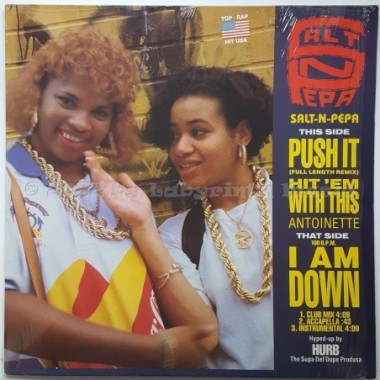 Salt 'n' Pepa / Antoinette - Push It / Hit 'em With This / I Am Down • 12" Vinyl Maxi • MINT - Labyrinth Music