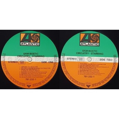 Sam Bostic - Circuitry Starring Sam Bostic • 12" Vinyl LP • EX - Labyrinth Music