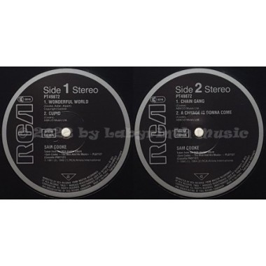 Sam Cooke - Wonderful World • 12" Vinyl Maxi • NM - Labyrinth Music