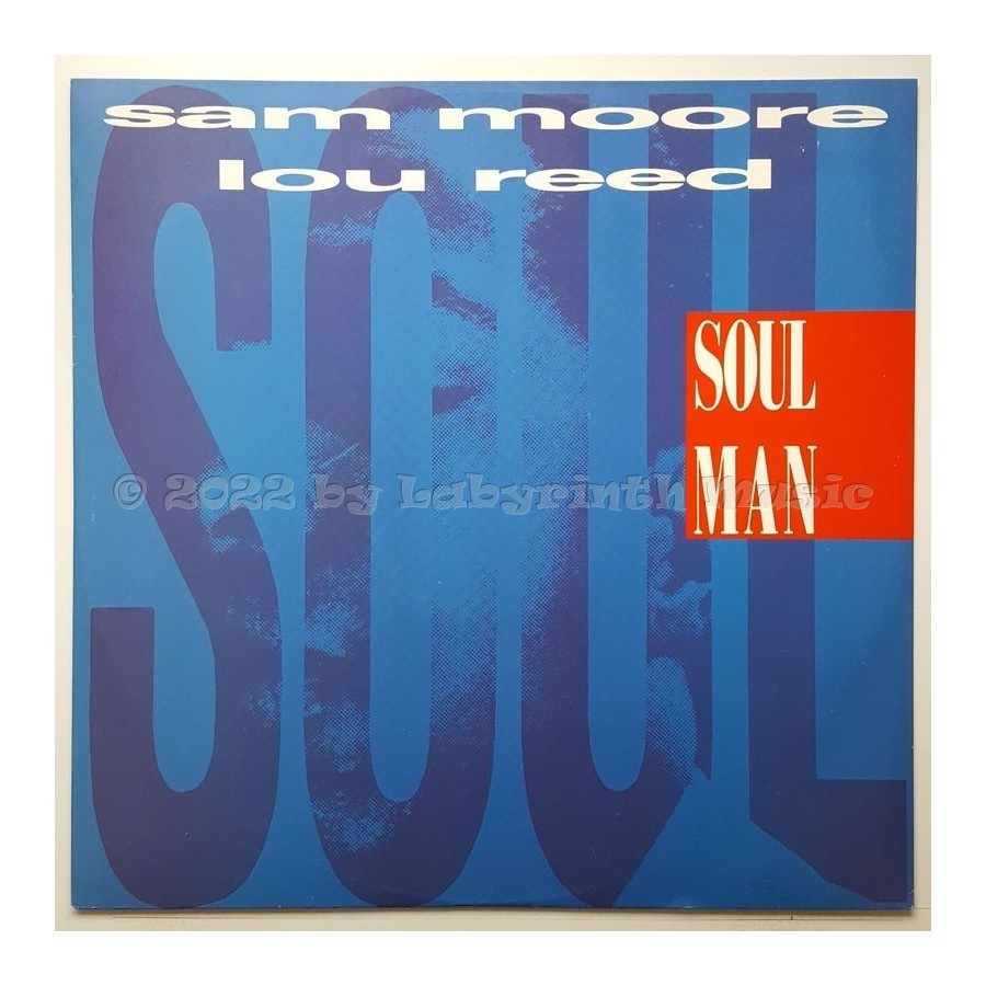 Sam Moore & Lou Reed - Soul Man • 12" Vinyl Maxi • MINT - Labyrinth Music