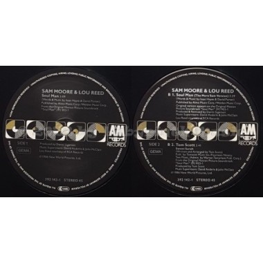 Sam Moore & Lou Reed - Soul Man • 12" Vinyl Maxi • MINT - Labyrinth Music