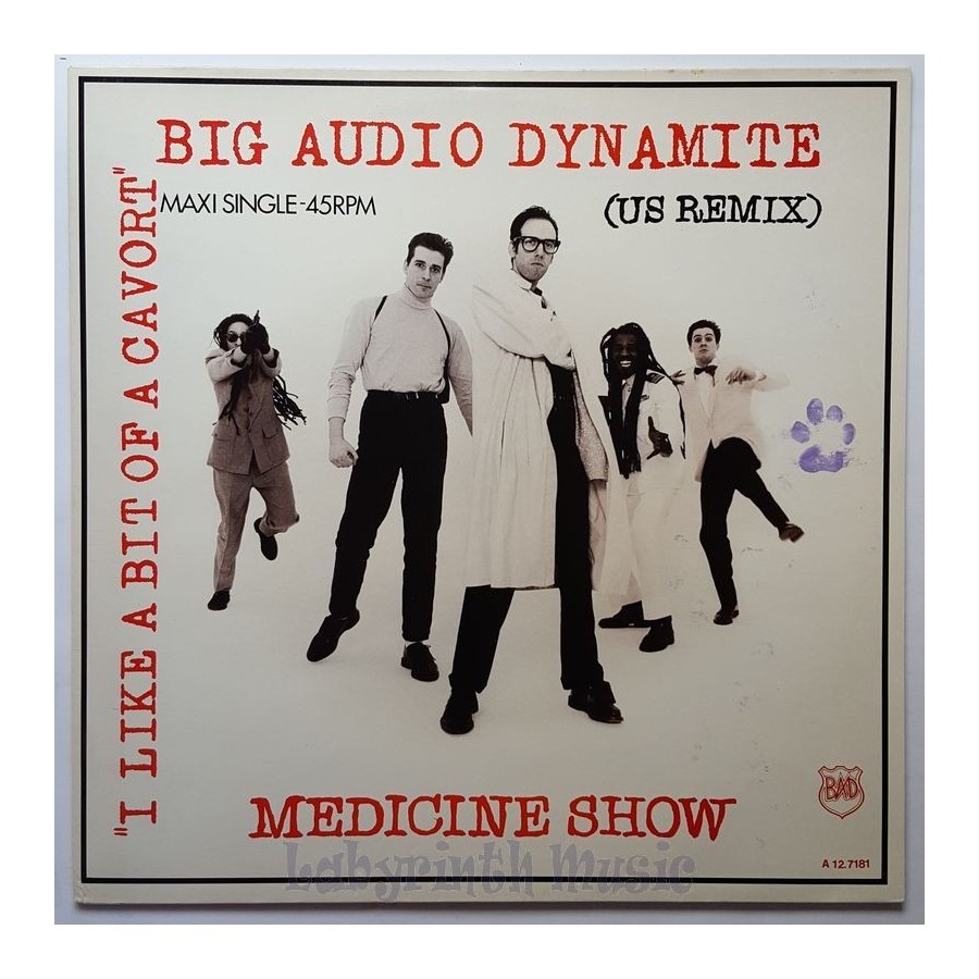 Big Audio Dynamite - Medicine Show (US Remix) • 12" Vinyl Maxi • NM - Labyrinth Music