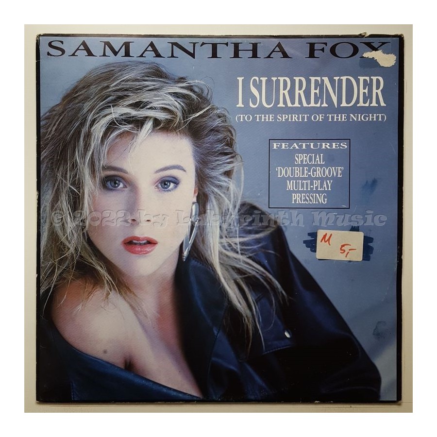 Samantha Fox - I Surrender • 12" Vinyl Maxi - Labyrinth Music