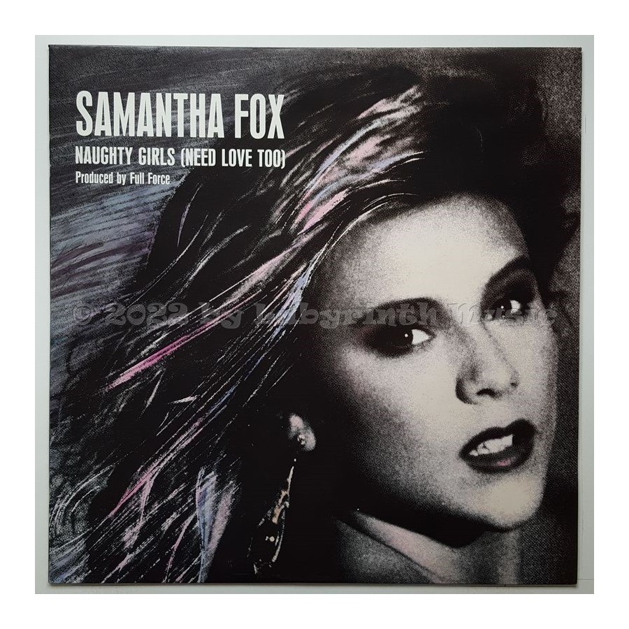 Samantha Fox - Naughty Girls • 12" Vinyl Maxi • MINT - Labyrinth Music