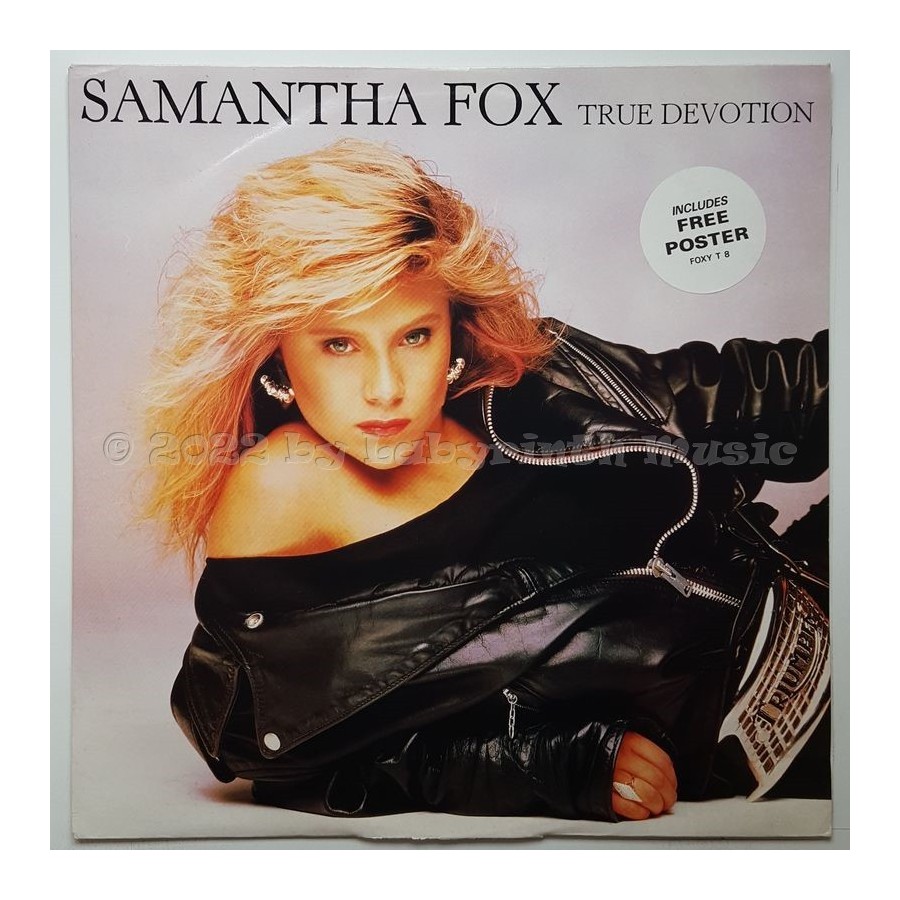 Samantha Fox - True Devotion • 12" Vinyl Maxi - Labyrinth Music