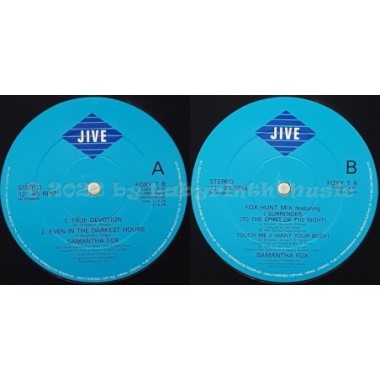 Samantha Fox - True Devotion • 12" Vinyl Maxi - Labyrinth Music