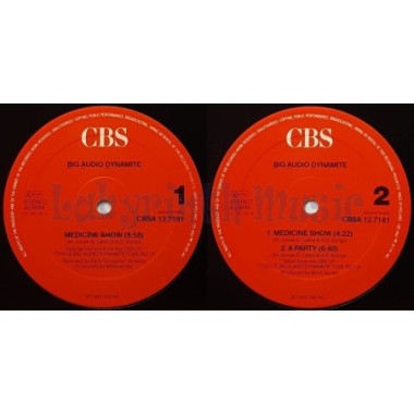 Big Audio Dynamite - Medicine Show (US Remix) • 12" Vinyl Maxi • NM - Labyrinth Music