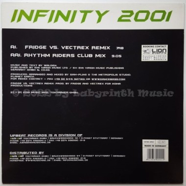 Sam-Pling Pres. Mike Dragon - Infinity 2001 • 12" Vinyl Maxi • NM - Labyrinth Music