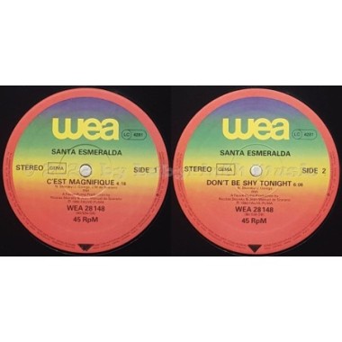 Santa Esmeralda Feat. Jimmy Goings - C'est Magnifique • 12" Vinyl Maxi • EX - Labyrinth Music