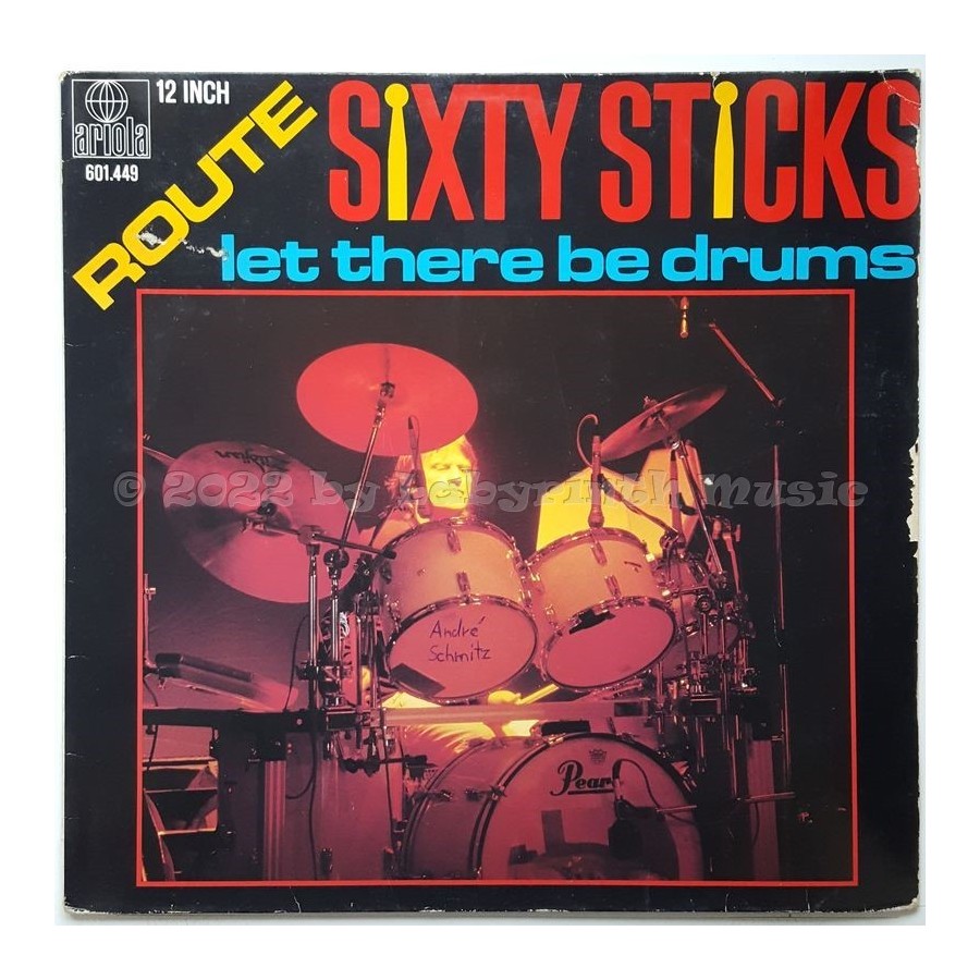 Route Sixty Sticks - Let There Be Drums • 12" Vinyl Maxi - Labyrinth Music