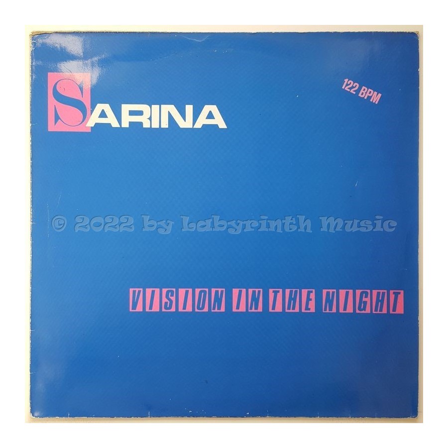Sarina - Vision In The Night • 12" Vinyl Maxi • EX - Labyrinth Music