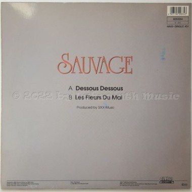 Sauvage - Dessous Dessous • 12" Vinyl Maxi - Labyrinth Music