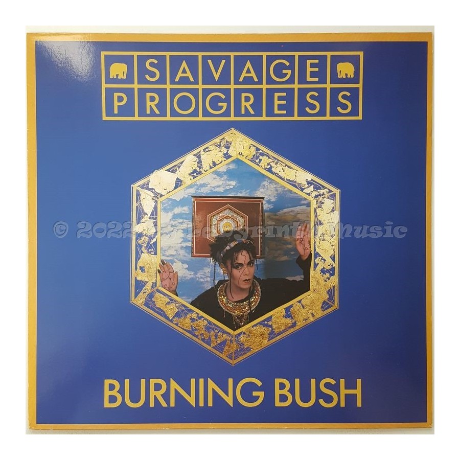 Savage Progress - Burning Bush • 12" Vinyl Maxi - Labyrinth Music