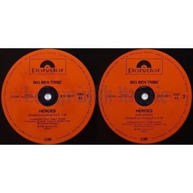 Big Ben Tribe - Heroes • 12" Vinyl Maxi - Labyrinth Music