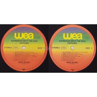 Schneider With The Kick - Exposed • 12" Vinyl LP • NM - Labyrinth Music