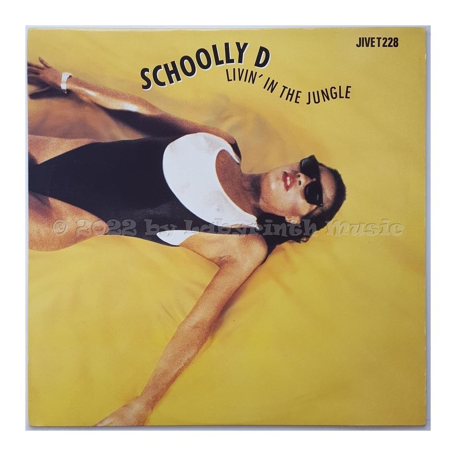 Schoolly D - Livin' In The Jungle • 12" Vinyl Maxi • MINT - Labyrinth Music