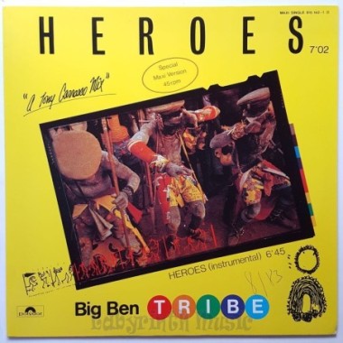 Big Ben Tribe - Heroes • 12" Vinyl Maxi • MINT - Labyrinth Music