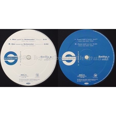 Schwester S. - Hier Kommt Die Schwester • 12" Vinyl Maxi • MINT - Labyrinth Music