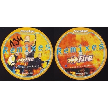 Scooter - Fire • Remixes • 12" Vinyl Maxi • EX - Labyrinth Music