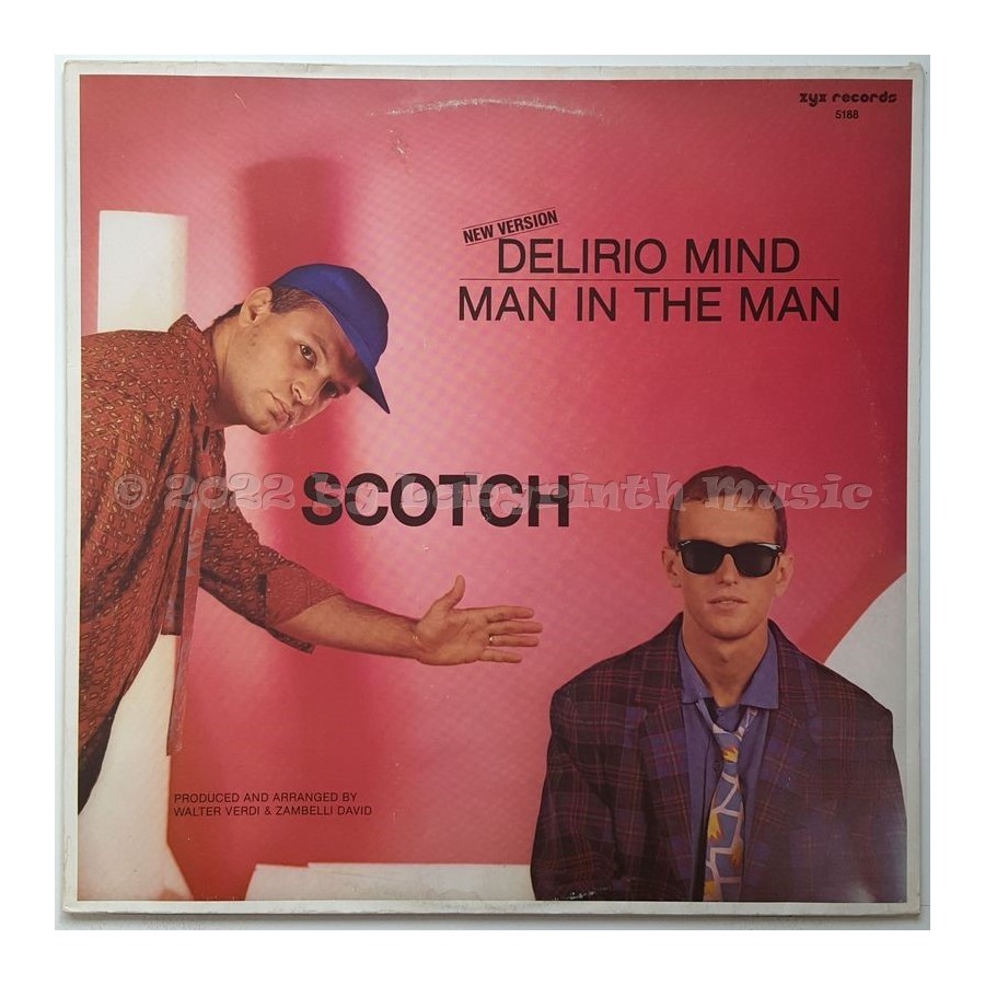 Scotch - Delirio Mind • New Version • 12" Vinyl Maxi • EX - Labyrinth Music