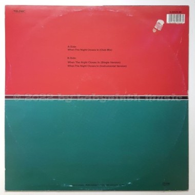 Secret Service - When The Night Closes In • 12" Vinyl Maxi - Labyrinth Music