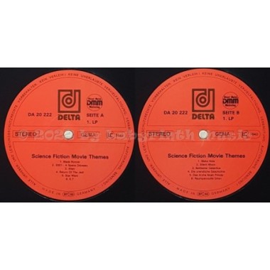 G.S.O. - Science Fiction Movie Themes • 12" Vinyl LP • MINT - Labyrinth Music