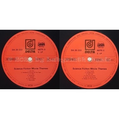 G.S.O. - Science Fiction Movie Themes • 12" Vinyl LP • MINT - Labyrinth Music