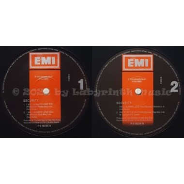 Security - I Will Always Love You • 12" Vinyl Maxi - Labyrinth Music