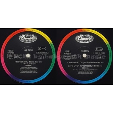 Sequal - I'm Over You • 12" Vinyl Maxi • NM - Labyrinth Music