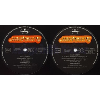 Big Country - Look Away • 12" Vinyl Maxi • EX - Labyrinth Music