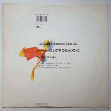 Shakatak - Mr. Manic & Sister Cool • 12" Vinyl Maxi - Labyrinth Music