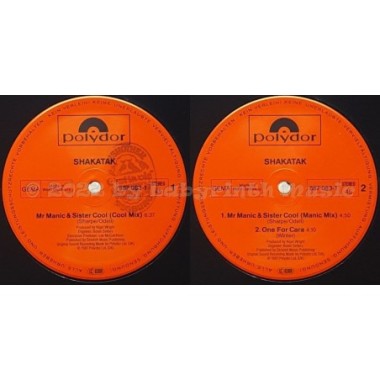 Shakatak - Mr. Manic & Sister Cool • 12" Vinyl Maxi - Labyrinth Music