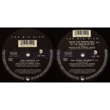 The Big Dish - Miss America • 12" Vinyl Maxi • NM - Labyrinth Music