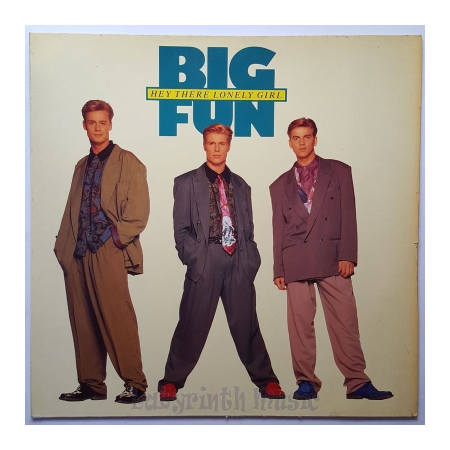 Big Fun - Hey There Lonely Girl • 12" Vinyl Maxi • EX - Labyrinth Music