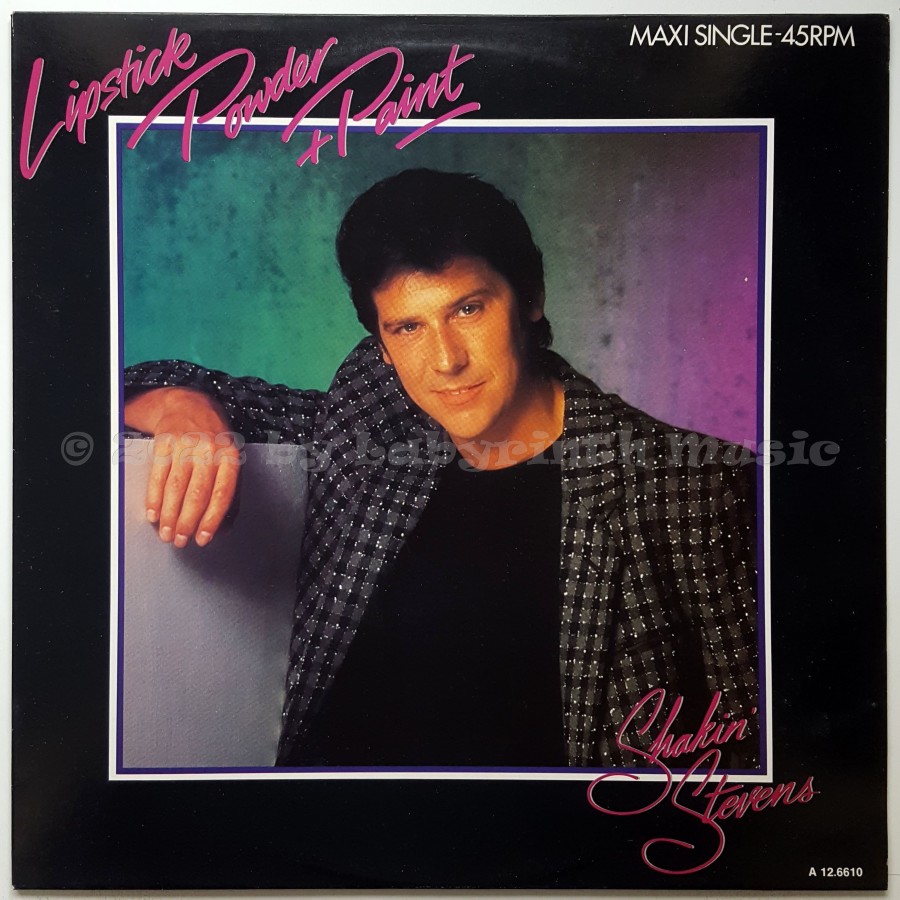 Shakin' Stevens - Lipstick Powder And Paint • 12" Vinyl Maxi • MINT - Labyrinth Music