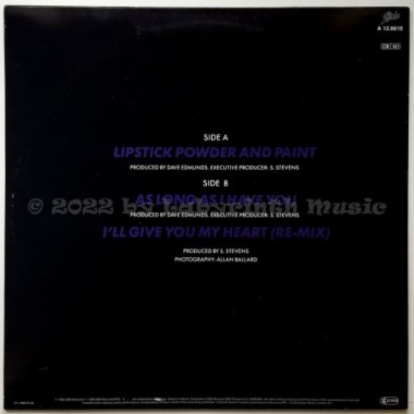 Shakin' Stevens - Lipstick Powder And Paint • 12" Vinyl Maxi • MINT - Labyrinth Music