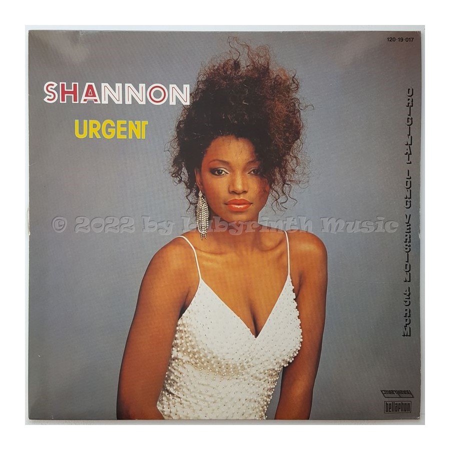 Shannon - Urgent • 12" Vinyl Maxi • MINT - Labyrinth Music