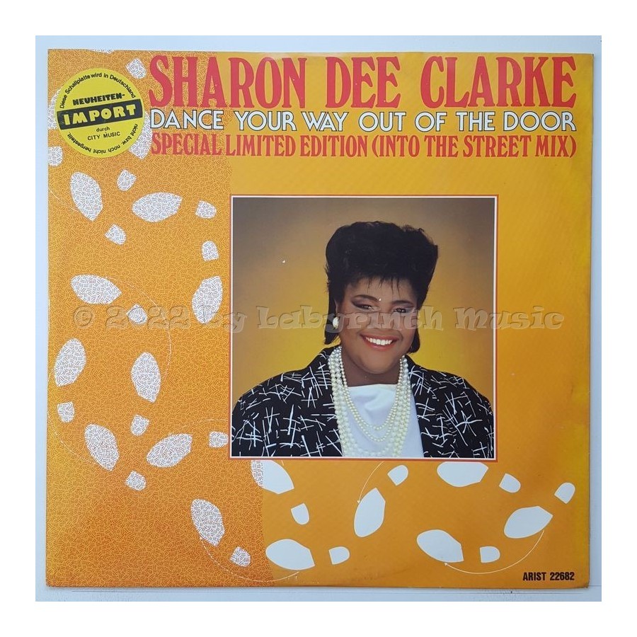 Sharon Dee Clarke - Dance Your Way Out Of The Door • 12" Vinyl Maxi • EX - Labyrinth Music