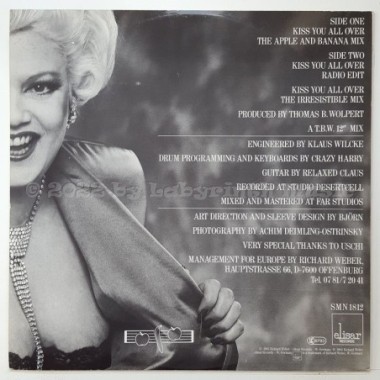 Sharon McNight - Kiss You All Over • 12" Vinyl Maxi - Labyrinth Music