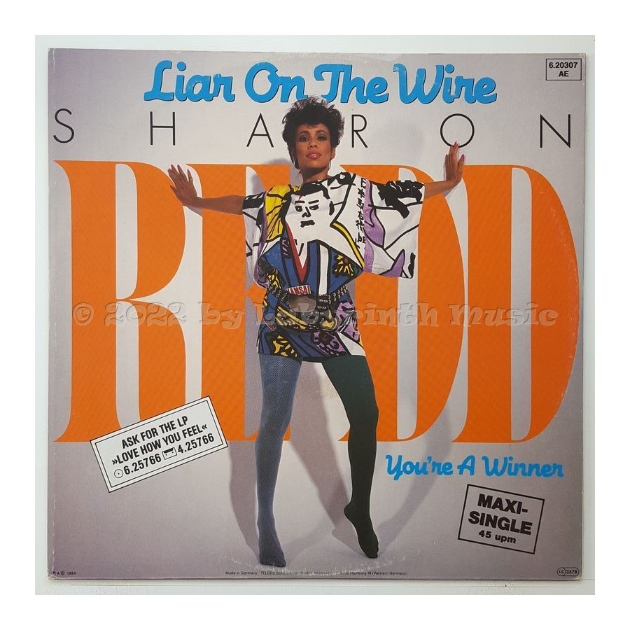 Sharon Redd - Liar On The Wire • 12" Vinyl Maxi • EX - Labyrinth Music
